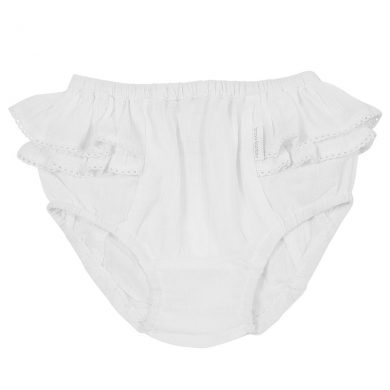 BB22 white gauze nappy pant