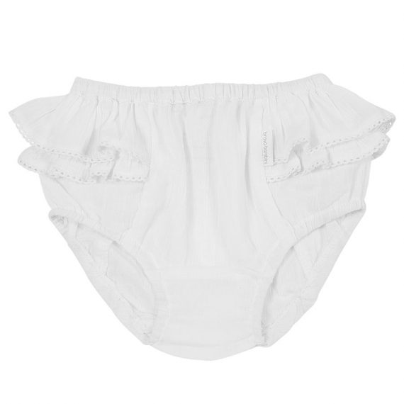 BB22 white gauze nappy pant